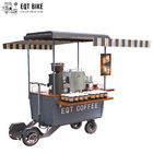 دراجة ثلاثية العجلات للوجبات السريعة عربة قهوة للبيع متعددة الوظائف