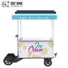 EQT التجارية عربة الآيس كريم الكهربائية البضائع الدراجة سكوتر الفريزر دراجة ثلاثية العجلات لبيع المشروبات الباردة