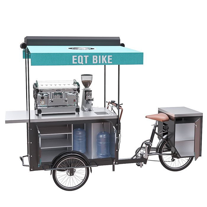 الفولاذ المقاوم للصدأ القهوة الدراجة عربة المستخدم سهلة عملية مريحة