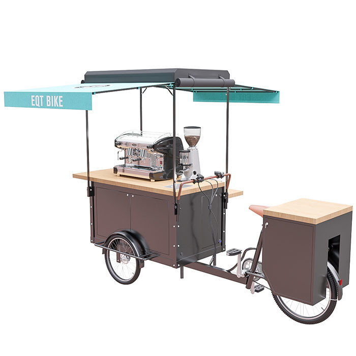 تخزين كبير Outdoor Tea Coffee Cart من السهل نقل المتاحة لأية أماكن