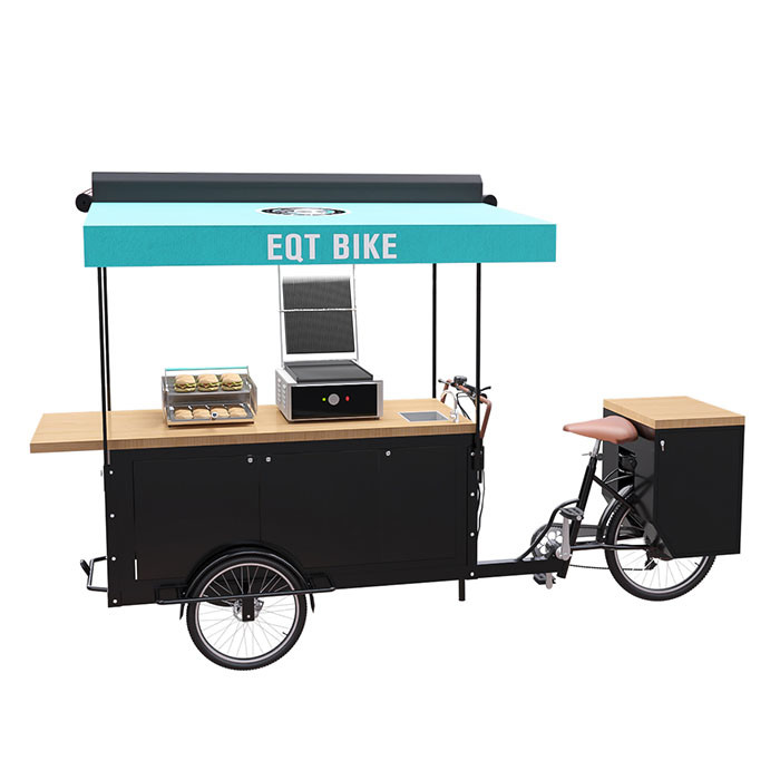 تخزين كبير Burger Food Cart EQT trailer متعدد الأغراض التجارية