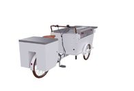 تقديم الطعام 3 عجلات مقاومة التآكل V Brake BBQ Food Cart