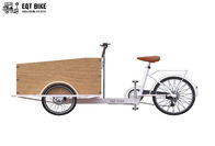 هيكل صندوقي على الطراز الهولندي دراجة ثلاثية العجلات للشحن الكهربائي ضد الصدأ
